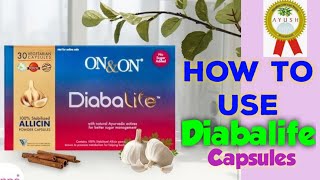 How to use Diabalife  Proper dosage of Diabalife  Take care of Diabalife [upl. by Gefen]