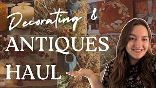 Decorating For Autumn Antique Shopping Dunelm Haul Table Styling For Fall Seasonal Homeware [upl. by Furmark]