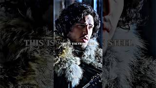 Valerian steel 🔥🔥🔥🔥🔥 gameofthrones got john snow [upl. by Bloch]