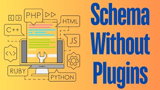 طريقة اضافة سكيما Schema للوردبرس بدون استخدام اضافة  No plugins [upl. by Arel99]