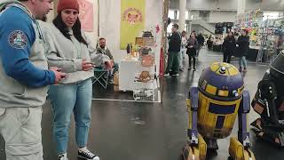 Astromech droid Racer un Expotaku coruña 2023 [upl. by Ailuj]