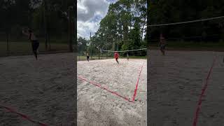 First time playing beach volleyball [upl. by Alyat]