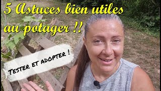 5 ASTUCES au potager [upl. by Eigla]