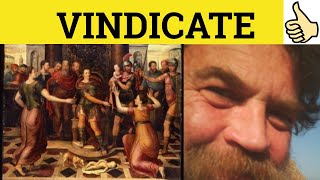 🔵 Vindication Meaning  Vindicate Examples  Vindicated Definition Vindicating Examples Vindication [upl. by Nage]