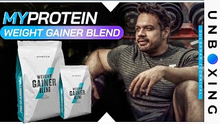 Myprotein Weight Gainer Blend Review amp Unboxing [upl. by Theran]