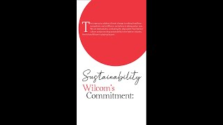 Sustainability  Wilcoms commitmentmp4 [upl. by Ohce]