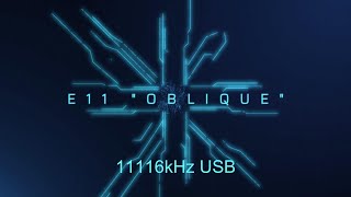 11116kHz USB Polish Number Station E11 calling 926 13102024 [upl. by Rahas]