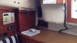 Hallberg Rassy 26  Inside Video [upl. by Lantha]