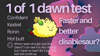 axie classic my own version of the disablesaur this dawn is unique and I need to find a team for it [upl. by Eiclek259]