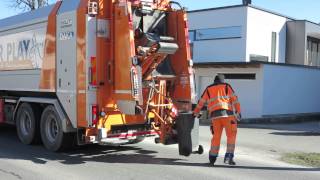 Neue Müllabfuhr Technik in der Marktgemeinde St Johann in Tirol [upl. by Shakti]