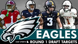 UPDATED Eagles Round 1 Draft Targets After Week 1 Of NFL Free Agency  Eagles Draft Rumors [upl. by Remliw]