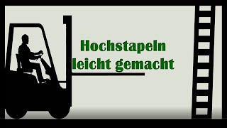 11 Bedienung unterschiedlicher Arten von Stapler Schubmaststapler [upl. by Ahgem]