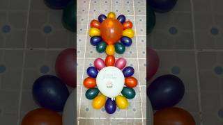 Beautiful White  Orange HBD Balloons and Water Colorful Mini Balloons Pop Reverse ASMR Satisfying [upl. by Notneiuq]