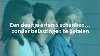 Notaristip hoe kan je een deeltje van je erfenis schenken en geen belastingen betalen [upl. by Ynnad]