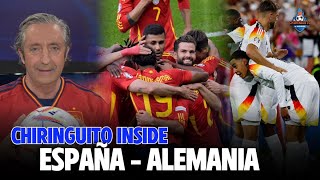 ⚽️ ESPAÑA  ALEMANIA  EURO 2024  CHIRINGUITO INSIDE [upl. by Aisanahta380]