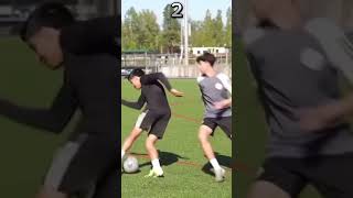 3 dribblinga that can amke a person win a 1v1s soccertraining footballtraining soccer [upl. by Ycniuqal]