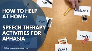 How to Help at Home Speech Therapy Activities for Aphasia [upl. by Aenel]