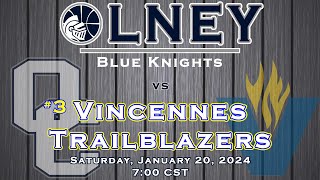 OCC Blue Knights vs Vincennes  January 20 2024 [upl. by Nesnar693]