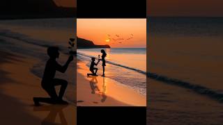 Sunset Beach propose photo📷shorts picsart picsartphotoeding picsartphotoeditng photoeditingapp [upl. by Cirad128]