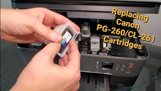 How to Replace Ink Cartridge on Canon TS6420 TS5320 TR7020 Printer [upl. by Llennor]