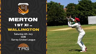 Merton CC Saturday 1st XI vs Wallington CC 1st XI Part 1 [upl. by Attesor]