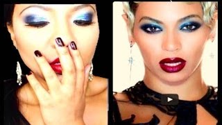 Beyonce quotHauntedquot Official Music Video Inspired Makeup Tutorial HD [upl. by Catlee]