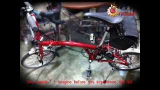 HiddenBrompton Bromton Ebike HiddenPower kit 히든파워 키트 [upl. by Thgiwed]