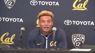 Cal Football Demetris Robertson PostGame Press Conference vs USC 10272016 [upl. by Anielram]