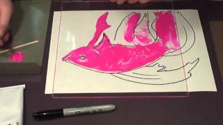 Plexiglass Mono Printing 101 [upl. by Shep545]