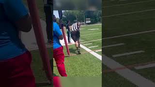 Ref blows player dead after hard hit [upl. by Adnarahs134]