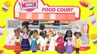 Disney Encanto Mirabel Isabela Luisa Pepa Build 5 Surprise Foodie Mini Brands Food Court [upl. by Shieh]