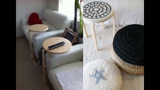 【DIY】IKEAイケアのスツールFROSTAを活用したお洒落なインテリア雑貨アイデア♡～Stylish interior goods idea [upl. by Irmine]