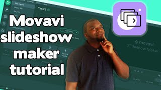 Movavi slideshow maker tutorial [upl. by Yllah538]