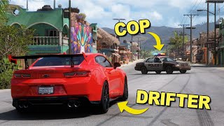 Drift Cars vs COPS  Forza Horizon 5 [upl. by Marjory737]