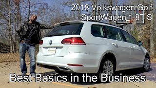 2018 Volkswagen Golf SportWagen 18T S  Best Basics in the Business [upl. by Marella687]