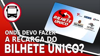 ONDE FAZER A RECARGA DO BILHETE UNICO SPTRANS [upl. by Kendra]