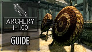 Skyrim  Level Up Archery To 100 FAST 2024 [upl. by Yleik]