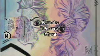 Karaoke quotDe Ceroquot  Morat [upl. by Etakyram]