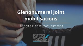 Glenohumeral joint mobilisations for shoulder pain and stiffness [upl. by Nnyleimaj422]