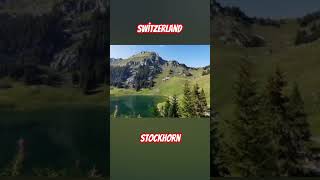 Stockhorn Switzerland travel place nature mountains waterfall [upl. by Garaway]