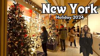 4K NYC Walk  Grand Central Holiday Fair 2024 in Midtown Manhattan [upl. by Doyle419]