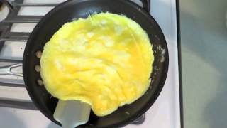 How To Make The Perfect Egg Omelette No Flip Technique [upl. by Solley]