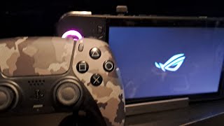 how to connect a PS5 dualsense controller to ROG ALLY X to play XBOX GAMES [upl. by Nyvets452]