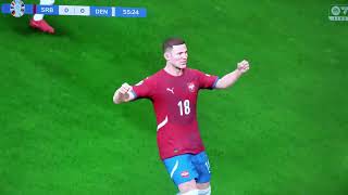 Liga nacija Srbija vs Danska 🌟🌟🌟 [upl. by Bryner655]