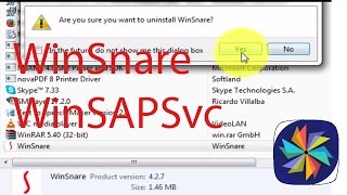 Remove WinSnare virus WinSAPSvc Virus manually from registry 100 working and simple on windows [upl. by Evod940]