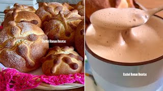 PAN DE MUERTO CASERO Y CHOCOLATE ESPUMOSO 😋 [upl. by Reagen708]