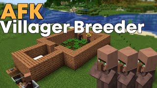 Best Villager Breeder In Minecraft 120 Tutorial [upl. by Ahsinek]