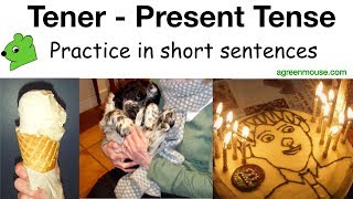 Spanish Verb Tener  Uses of Tener  Practice in the Present Tense [upl. by Lytsirhc92]