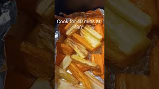 Honey roasted parsnips and carrots in the air fryer cooking food [upl. by Ycat479]