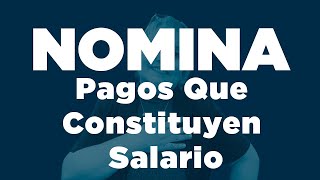 75 Nómina Pagos Que Constituyen Salario  ElsaMaraContable [upl. by Center788]